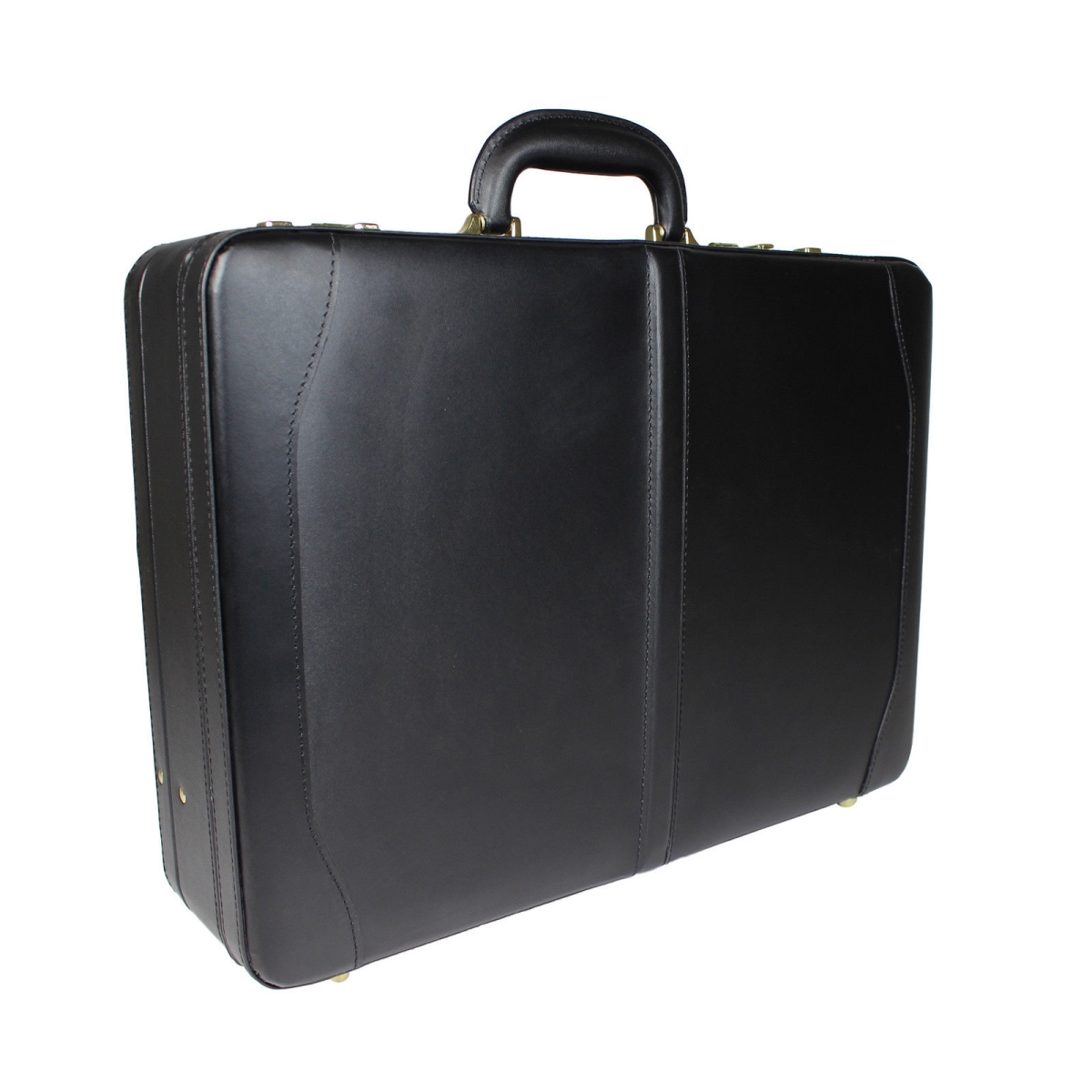 Wt-bc-3129 Avenues Executive Leather Expandable Attache Briefcase
