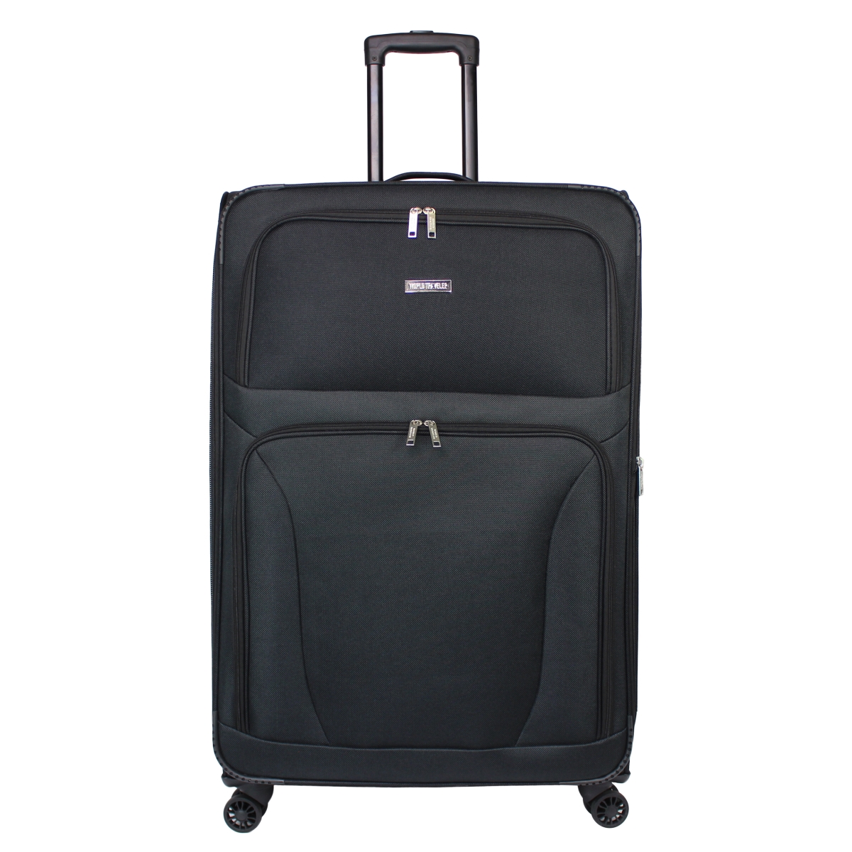 Wt100-30-black 30 In. Embarque Collection Super Lightweight Spinner Upright Suitcase - Black