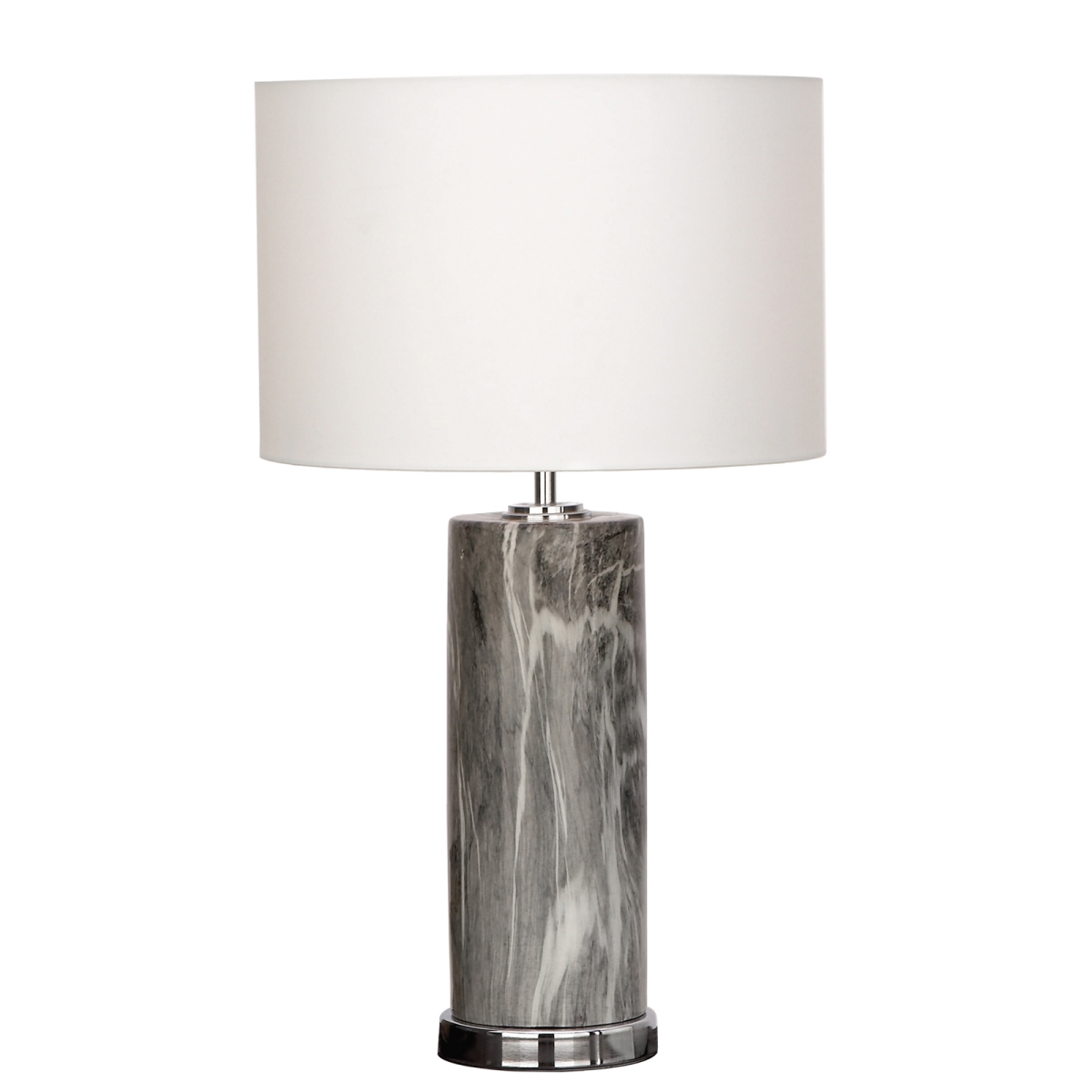 Urban Designs 7772706 Manhattan Column Ceramic Table Lamp - 26 X 15 X 15 In.