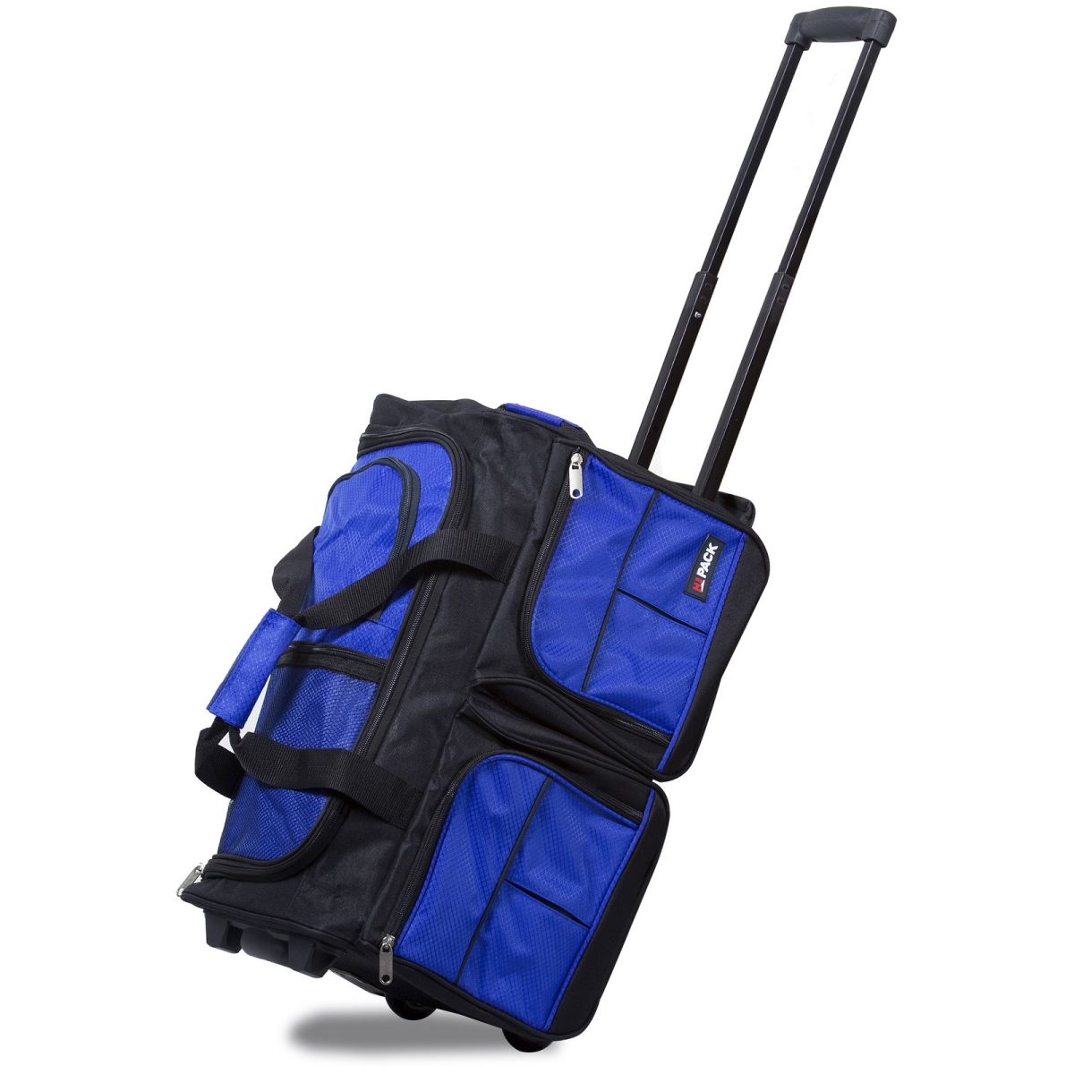 25prd20sb-blue 20 In. Carry On Rolling Duffle Bag - Blue