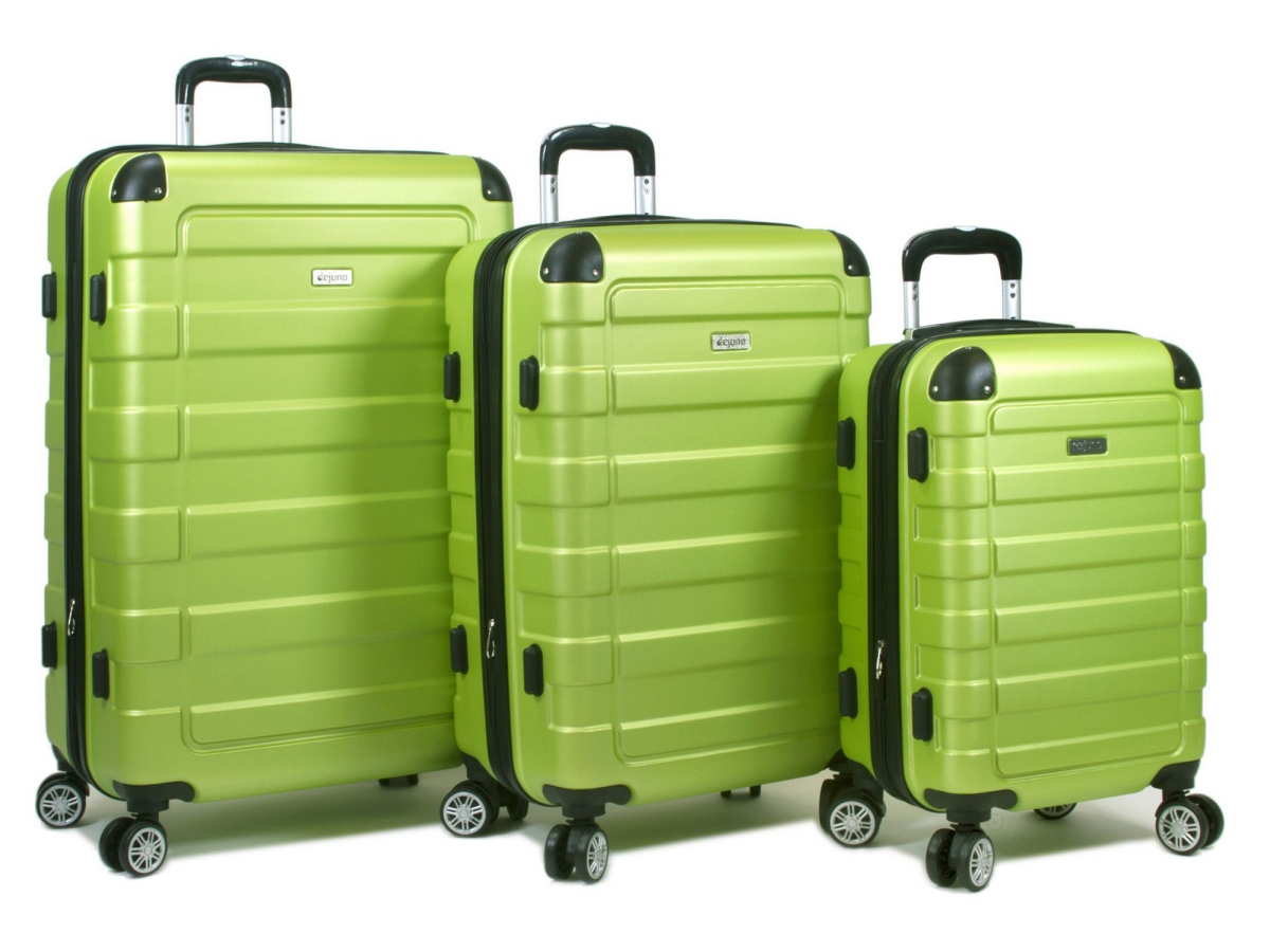 25dj-628-green Tahoma Lightweight Hardside Spinner Luggage Set - Green, 3 Piece