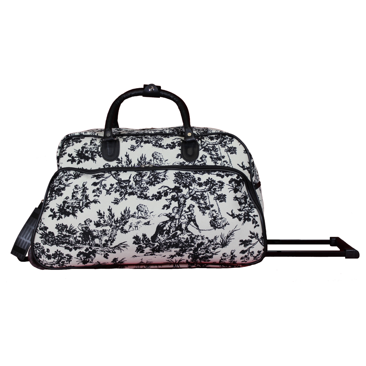 8112022-500-b 21 In. Carry On Rolling Duffel Bag - Countryside White