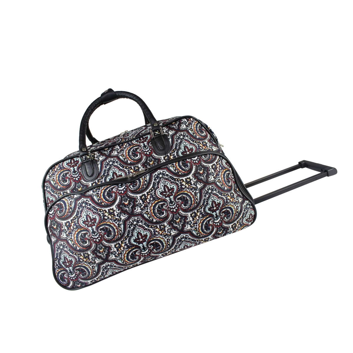 8112022-211 21 In. Carry On Rolling Duffel Bag - New Paisley