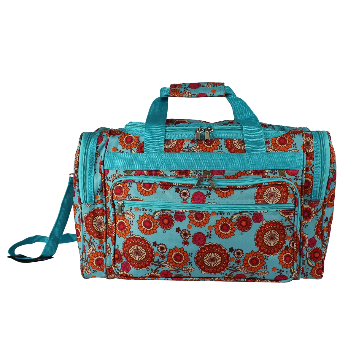 81t19-231 19 In. Carry-on Duffel Bag - Wildflowers