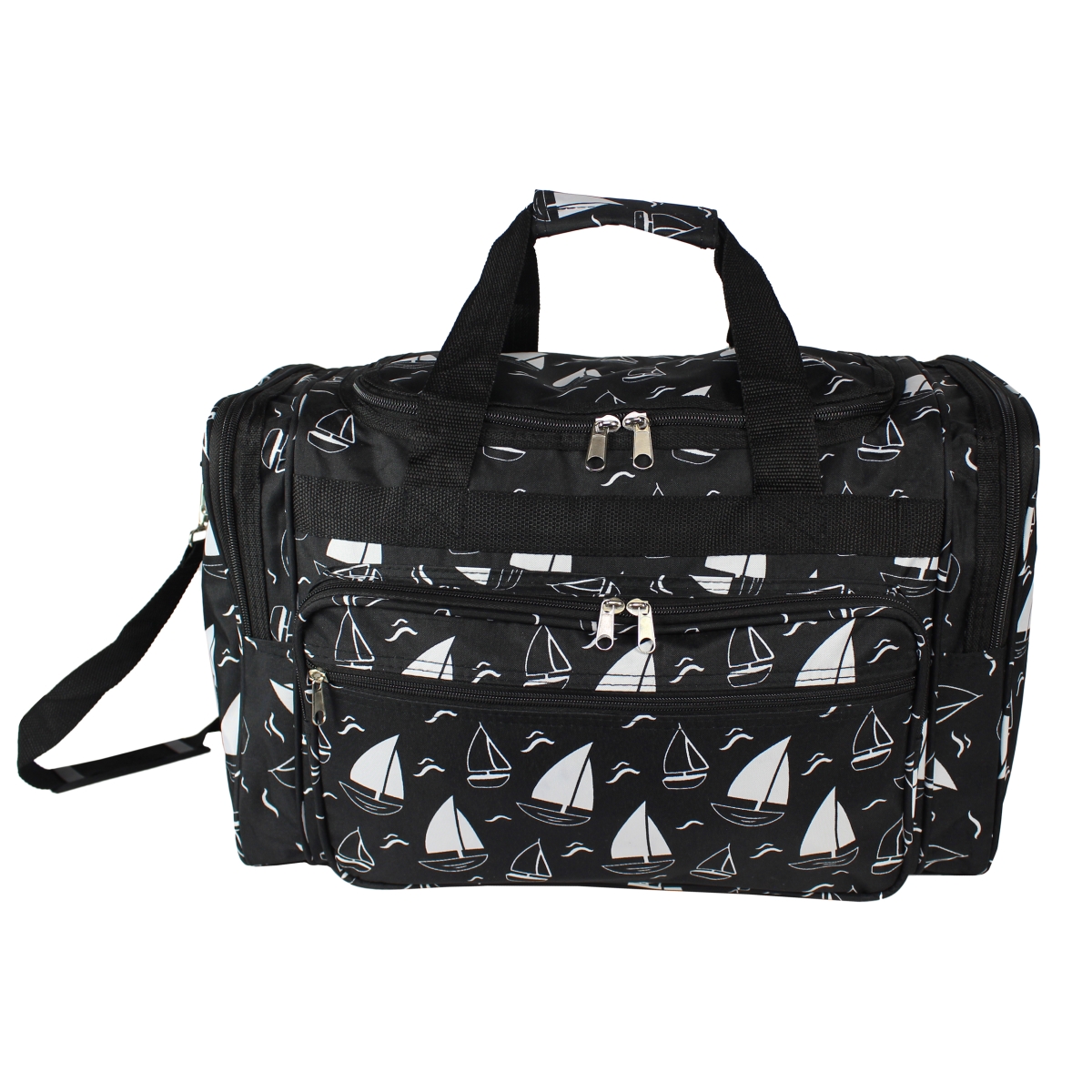 81t19-232 19 In. Carry-on Duffel Bag - Sailboat