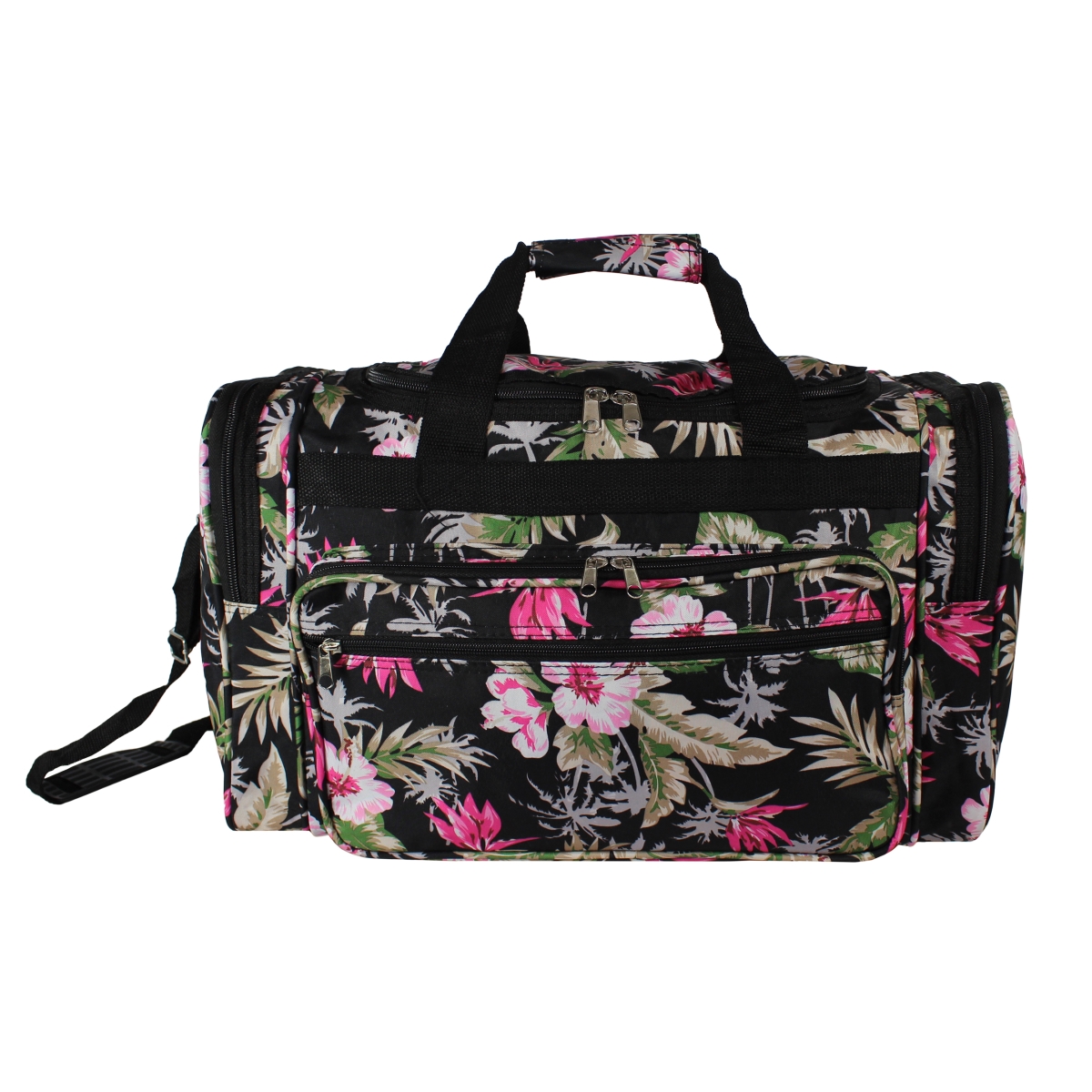 81t22-228 22 In. Carry-on Duffel Bag - Tropical Flowers