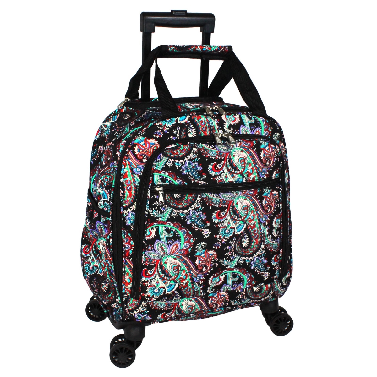 815501-207 18 In. Prints Spinner Carry-on Luggage, Paisley