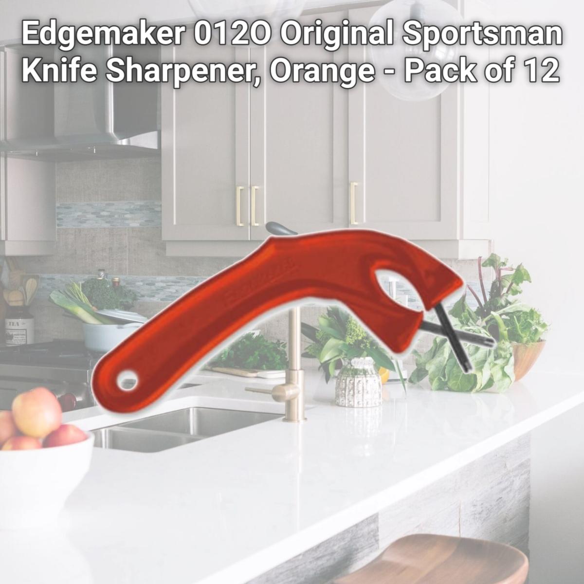 Picture of Edgemaker 012O Original Sportsman Knife Sharpener, Orange - Pack of 12