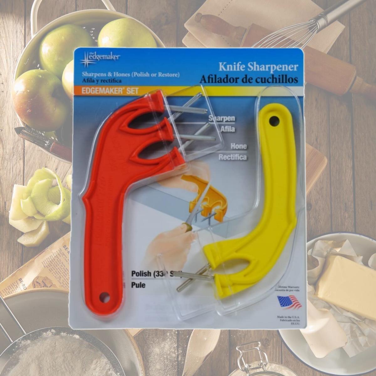 Picture of Edgemaker 330 Knife Sharpener 331 & 021, Orange & Yellow - Pack of 12