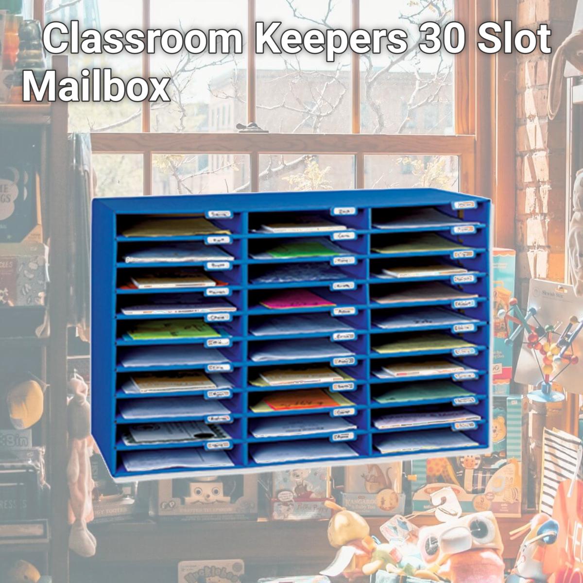Picture of Pacon Corporation Pac001318 Classroom Keepers 30 Slot Mailbox