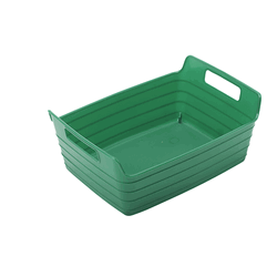 S Elr-20509-gn Small Bendi-bin With Handles, Green - Pack Of 36