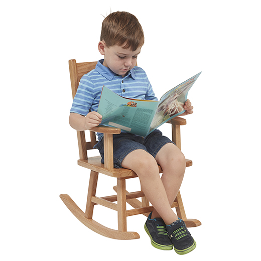 S Elr-15340 Classic Oak Rocking Chair - Child