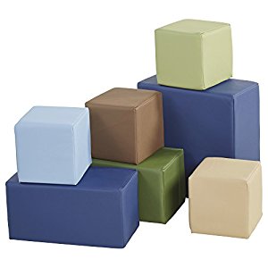 S Softzone 7 Piece Big Blocks - Earthtone