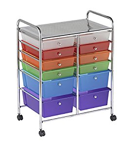 S Elr-20104-as 12 Drawer Mobile Organizer - Assorted