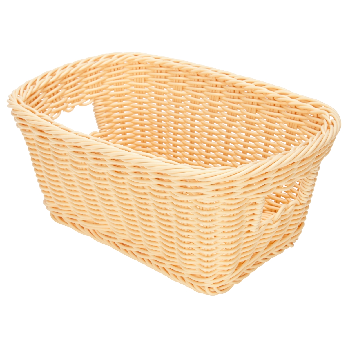 Elr-0492 11 X 8 X 5 In. Woven Plastic Basket With Handle Small Case - Pack Of 24