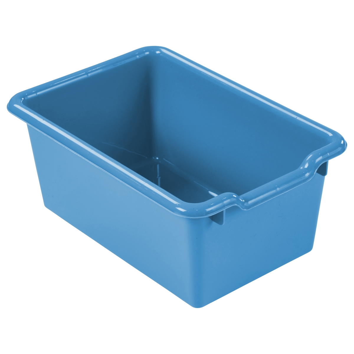 Elr-0482-fb 11.50 X 8 X 5 In. Scoop Front Storage Bins - French Blue Case Pack Of 10