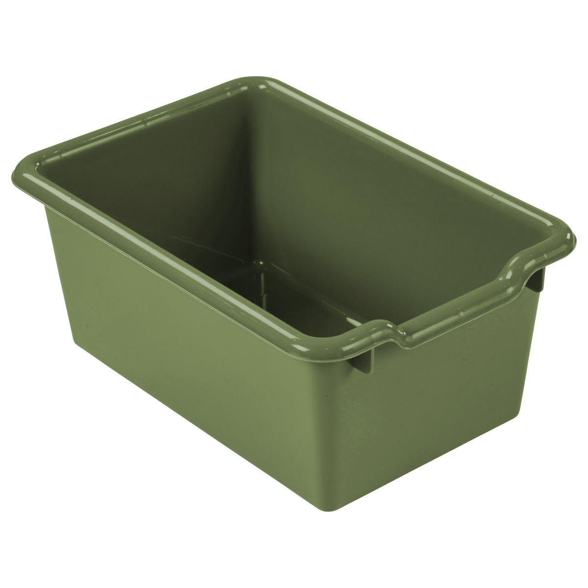 Elr-0482-hg 11.50 X 8 X 5 In. Scoop Front Storage Bins - Hunter Green Case Pack Of 10