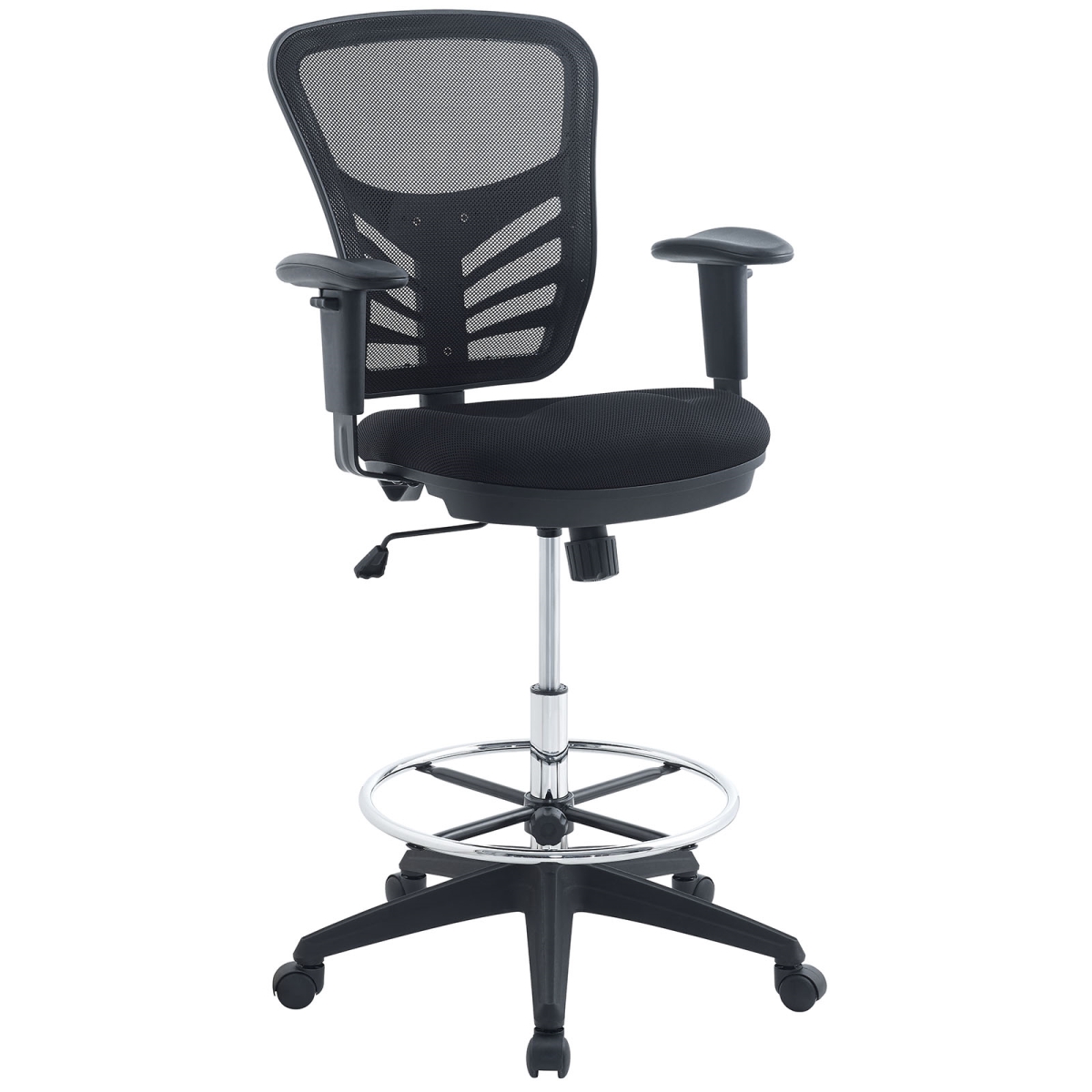 Modway Eei-2289-blk 42 H X 27.5 W X 26.5 L In. Articulate Drafting Chair, Black