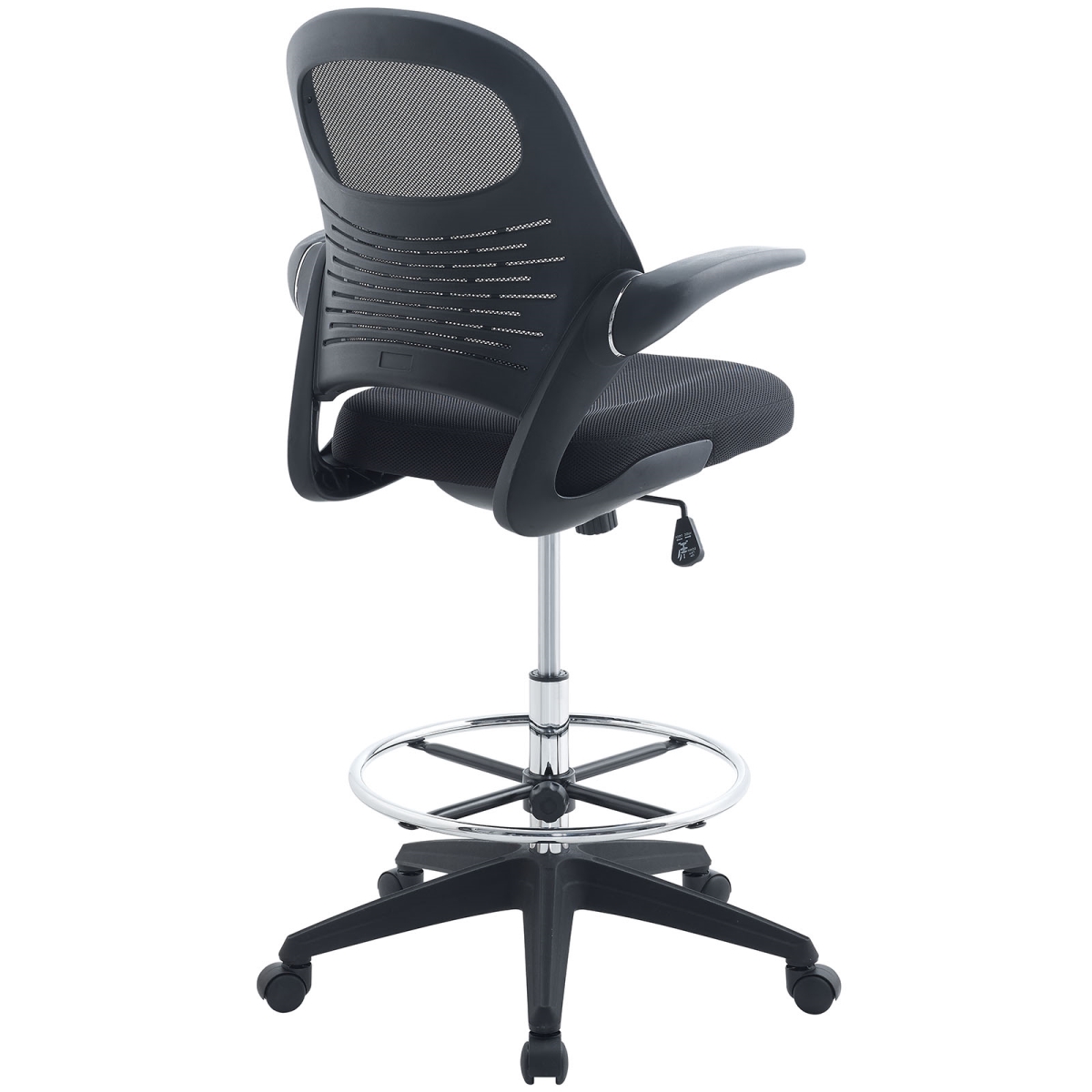 Modway Eei-2290-blk 42 H X 27.5 W X 26.5 L In. Advance Drafting Chair, Black