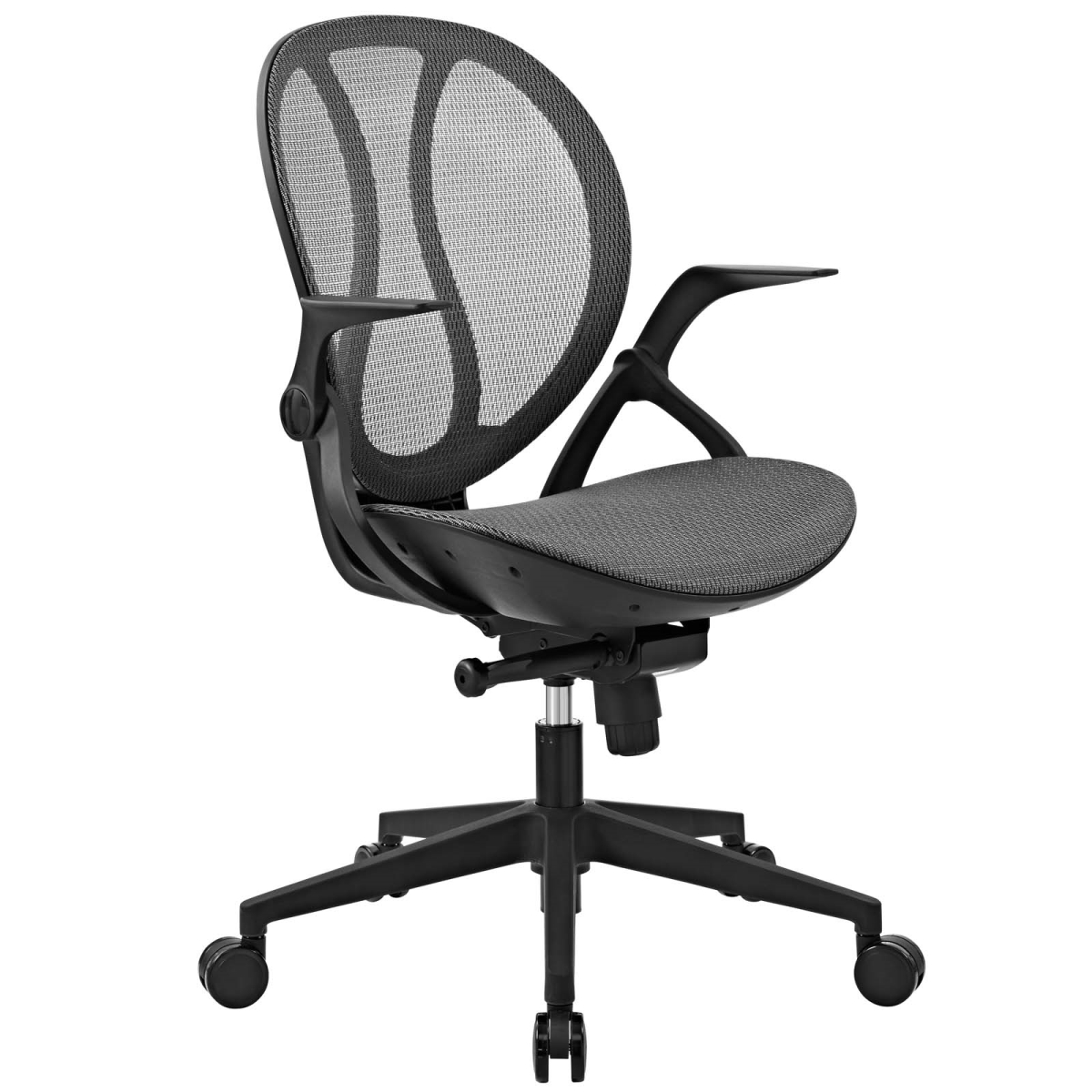 Modway Eei-2772-gry 42.5 H X 26.5 W X 22.5 D In. Conduct All Mesh Office Chair, Gray
