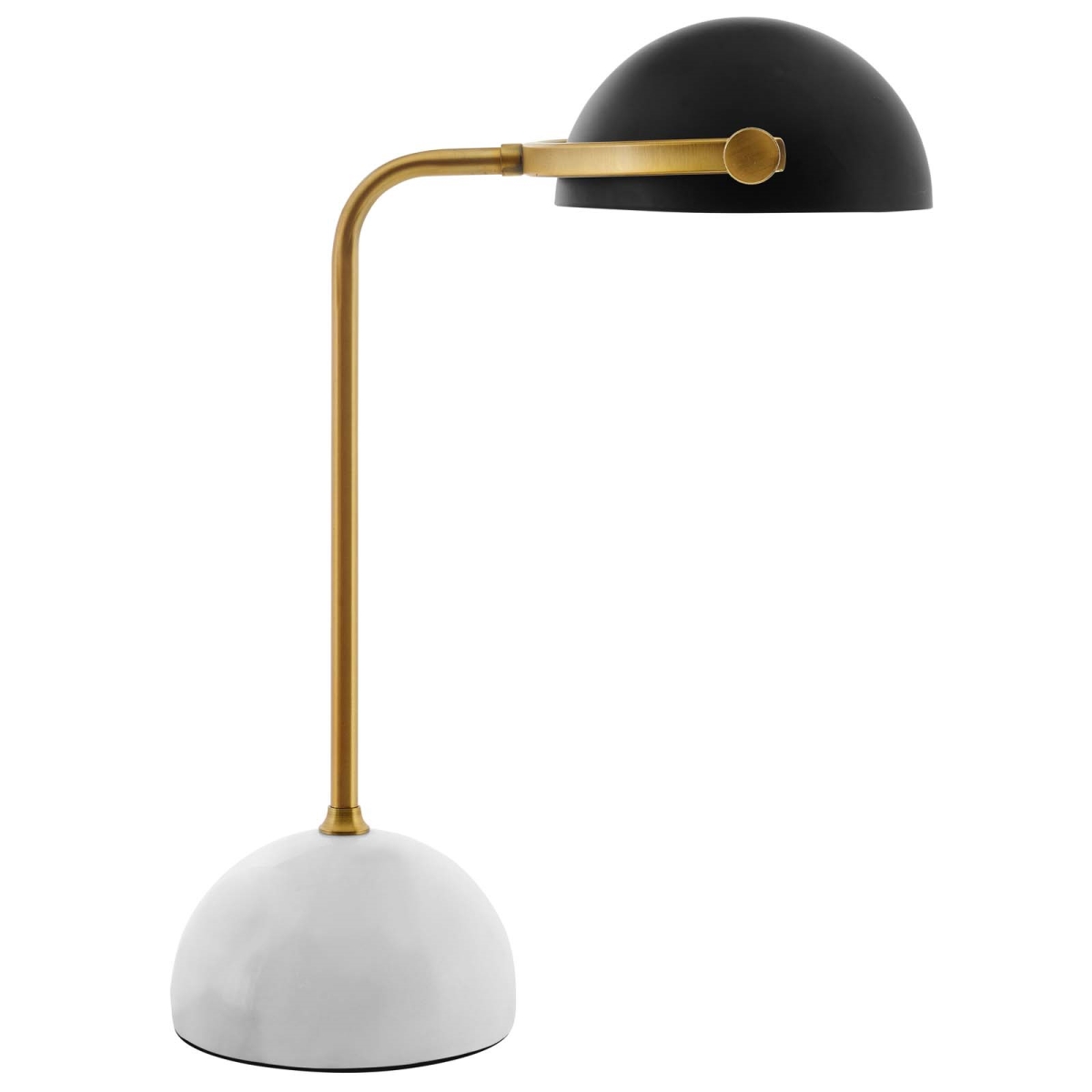 Eei-3090 Convey Bronze & White Marble Table Lamp - 19 X 14.5 X 10 In.