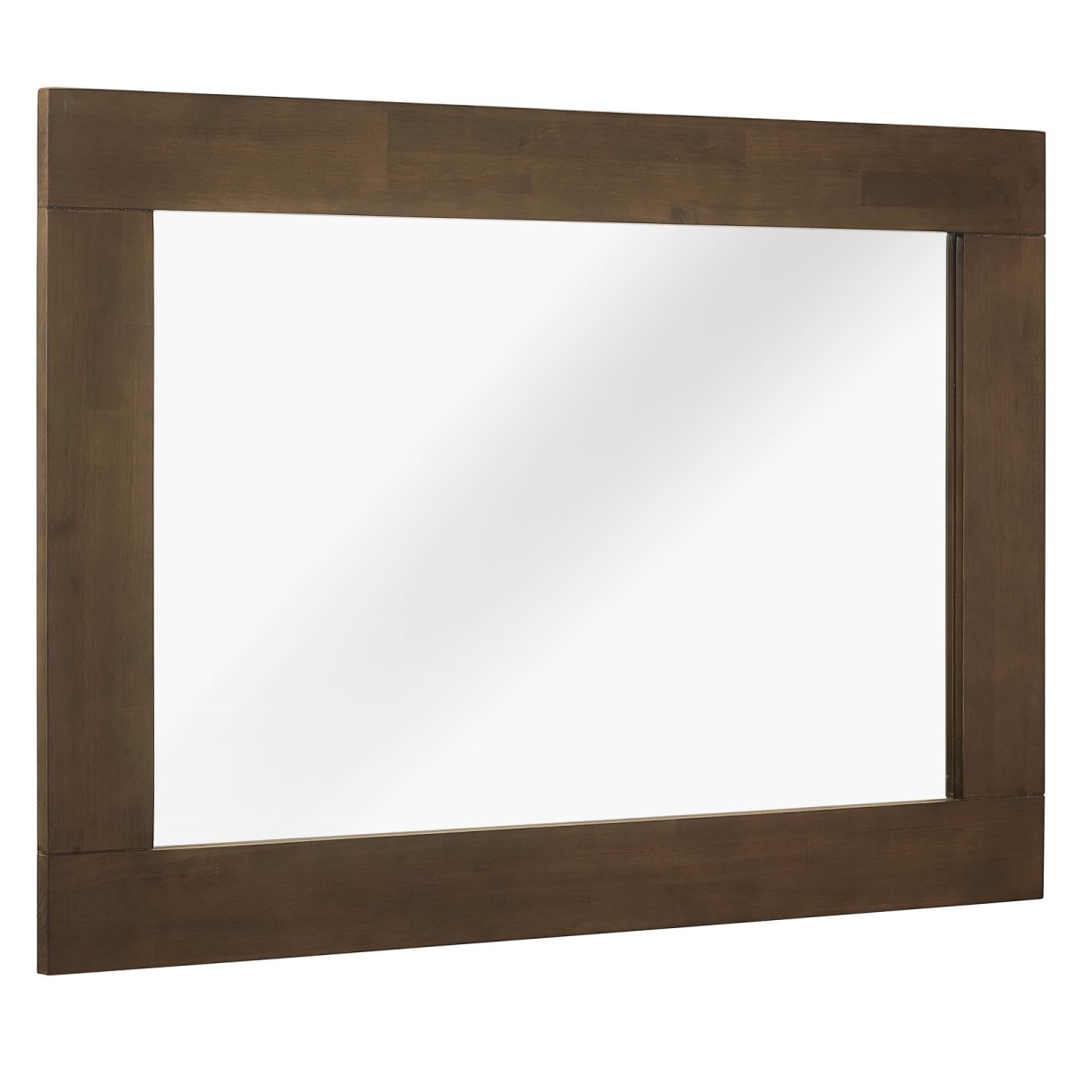 Mod-6071-wal Everly Wood Frame Mirror - Walnut, 0.5 X 39.5 X 27.5 In.