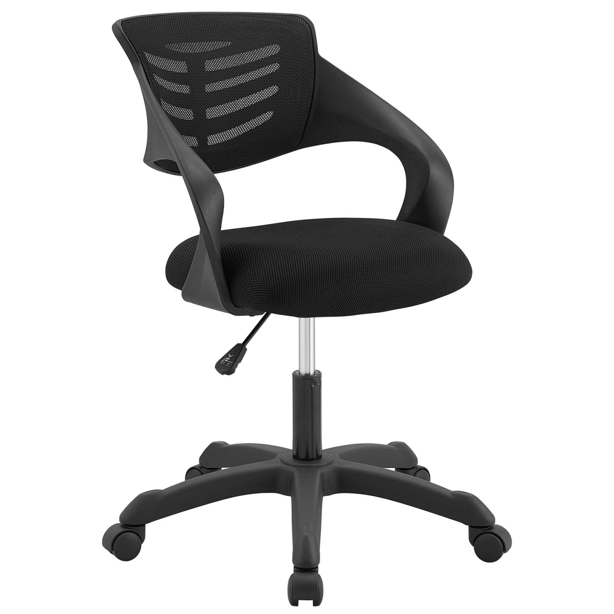 Eei-3041-blk Thrive Mesh Office Chair - Black, 31.5 - 36 X 24.5 X 25 In.