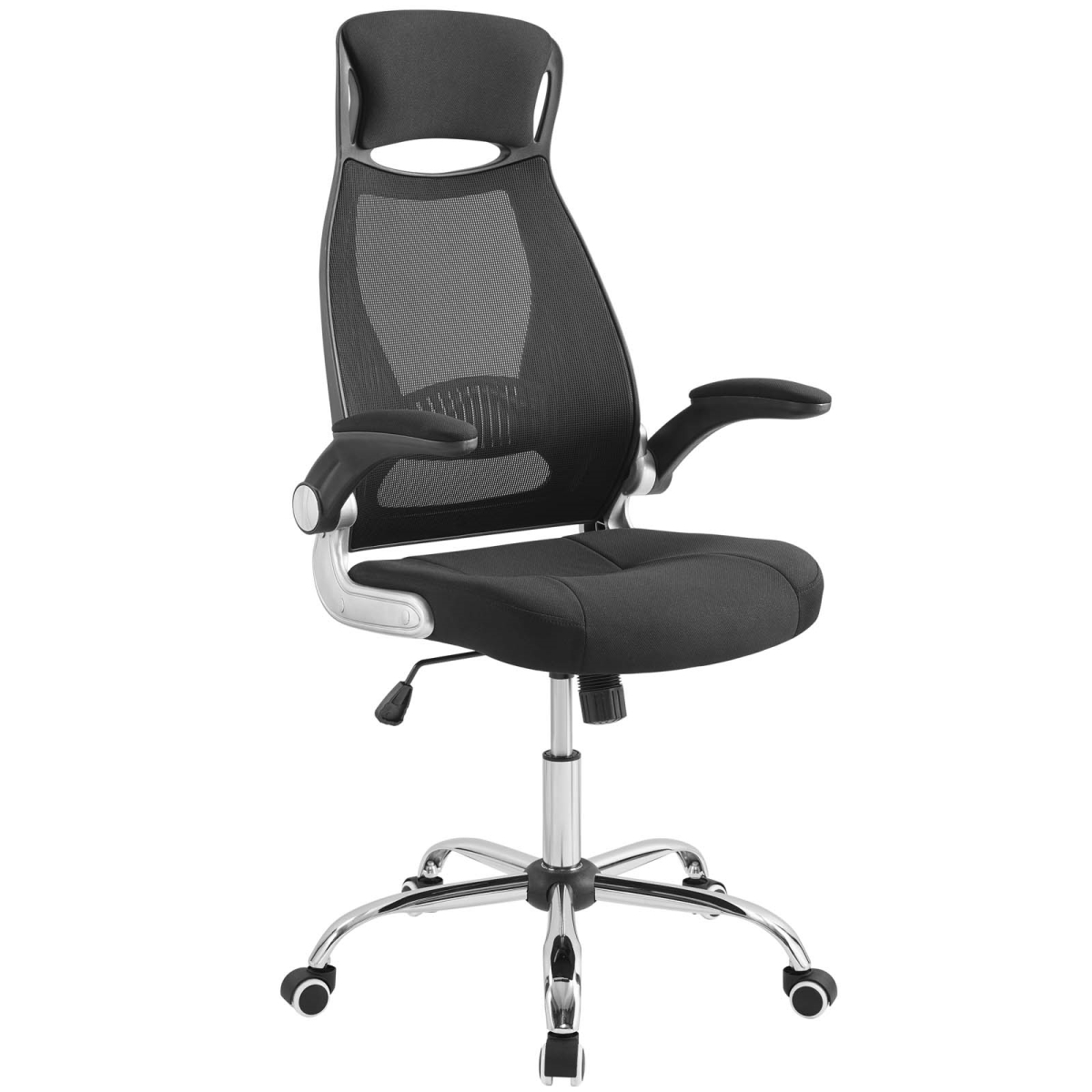 Eei-3039-blk Expedite Highback Office Chair - Black, 47 - 50.5 X 24.5 X 25.5 In.