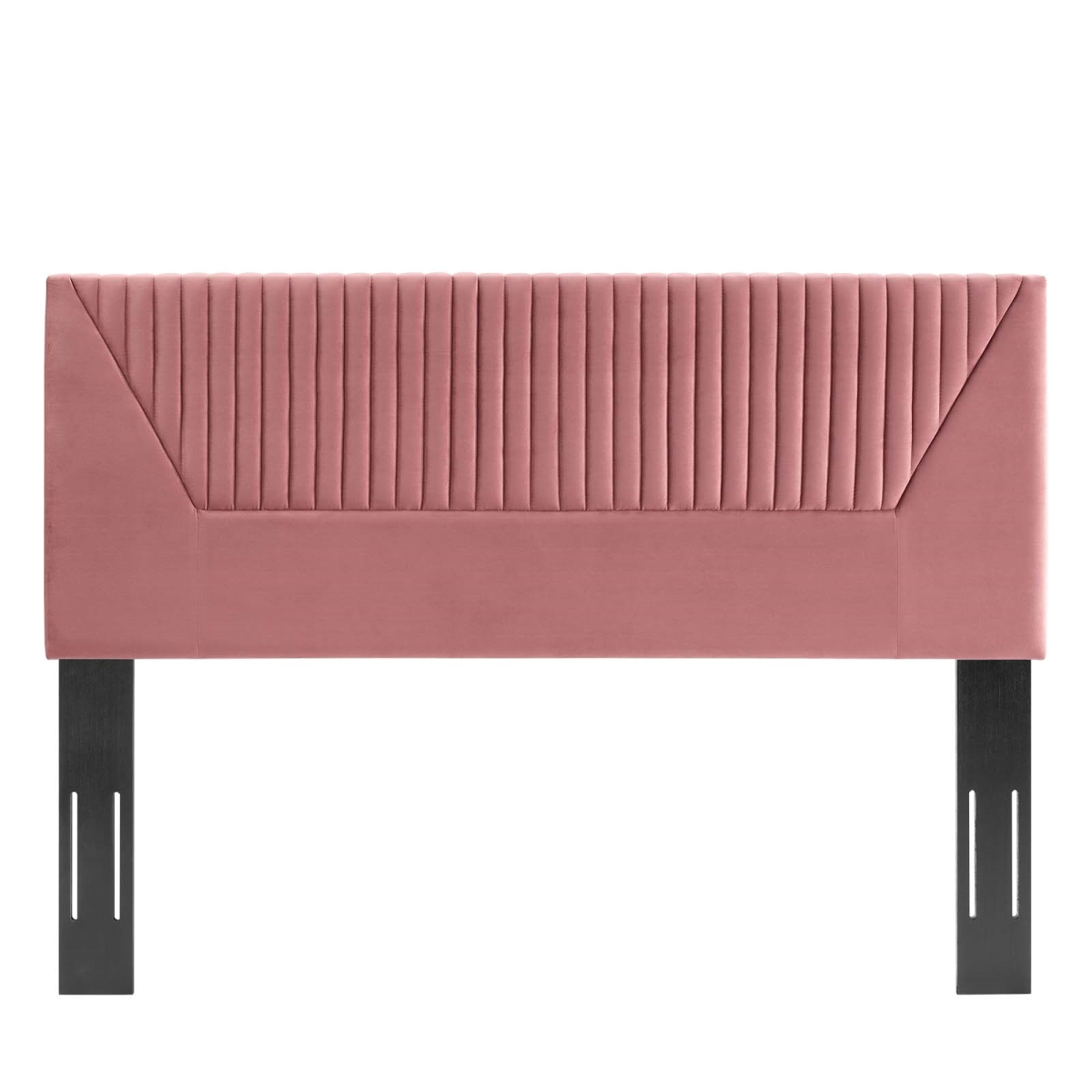 Picture of Modway Furniture MOD-6667-DUS 39 x 23.5 x 3 in. Patience Channel Tufted Performance Velvet Twin Size Headboard, Dusty Rose