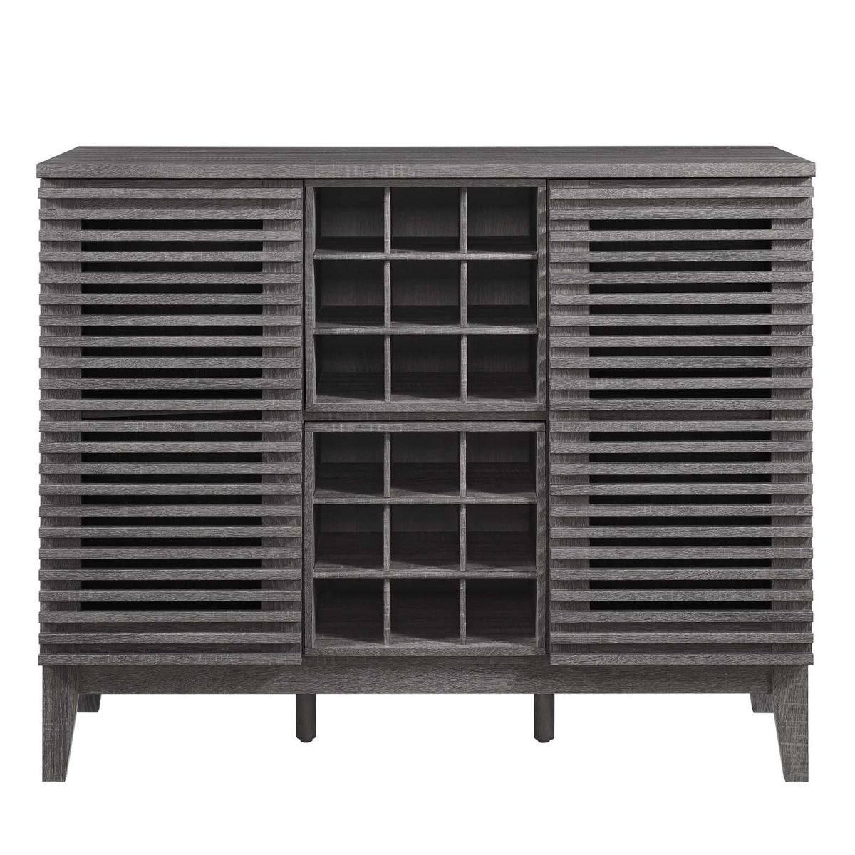 Picture of Modway Furniture EEI-6156-CHA 37 x 46 x 17 in. Render Bar Cabinet, Charcoal