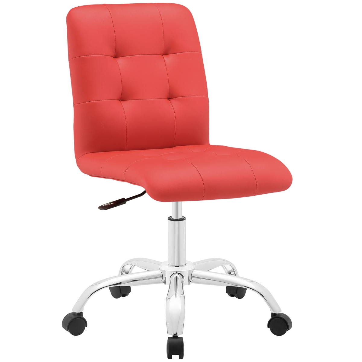 Modway Eei-1533-red Prim Armless Mid Back Office Chair, Red