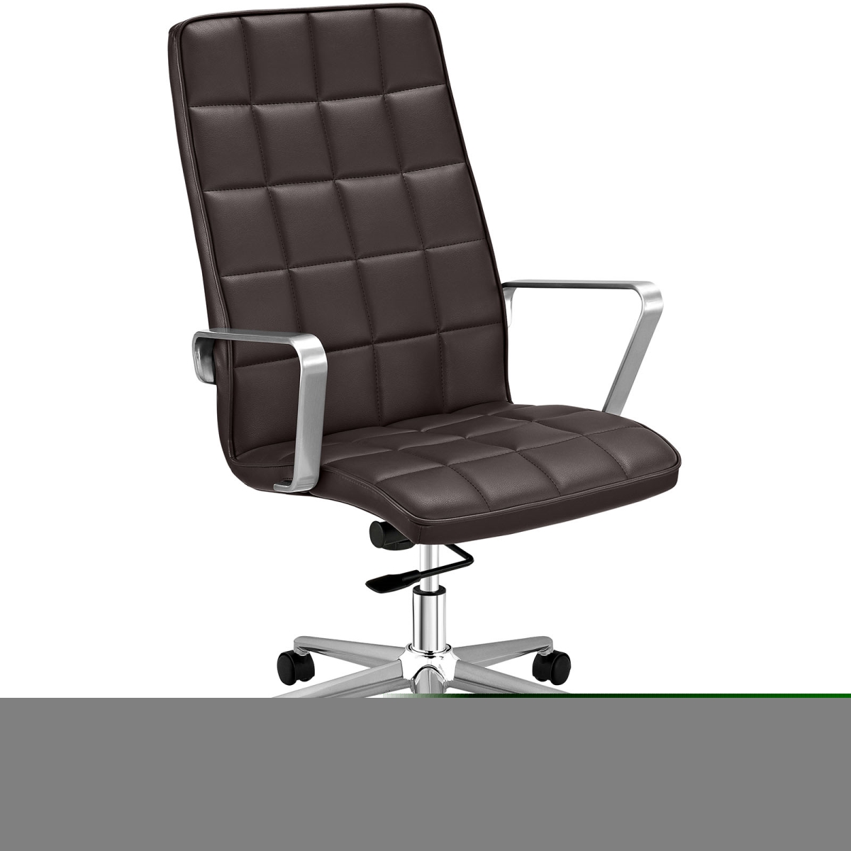 Modway Eei-2126-brn Tile Highback Office Chair, Brown