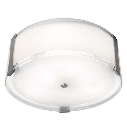 Efficient Lighting El-814 Modern 3-light 30w Integrated Led Interior Ceiling Mount, Brushed Nickel