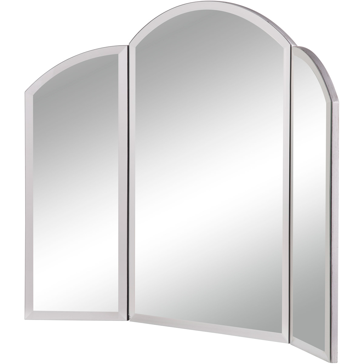 Mf6-1039s Dressing Mirror Clear Mirror Hand Rubbed, Antique Silver - 32 X 24 In.