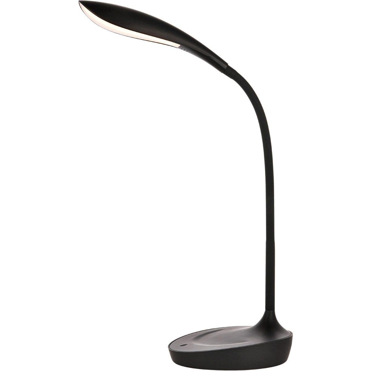 Ledds010 Sleek Led Desk Lamp With Smooth Touch Dimmer & Usb, Matte Black