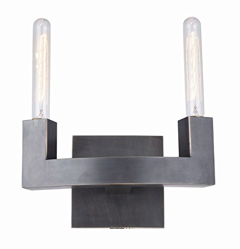 1525w11pn Corsica 2 Light Wall Sconce - Polished Nickel