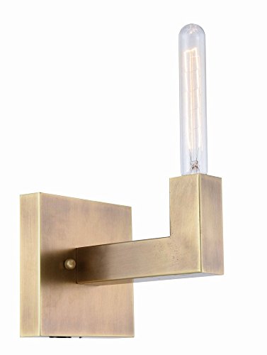 Corsica 1 Light Wall Sconce - Burnished Brass