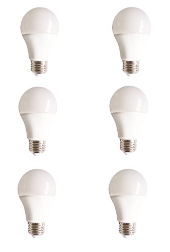 A19led802-6pk 10w 120v Led A19 Filament Light Bulb, Chrome - Pack Of 6