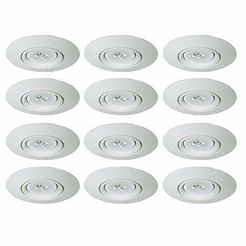Re517mw-12pk 5 In. Matte White Trim With Gimbal Ring Fits Par30 R30 - Pack Of 12
