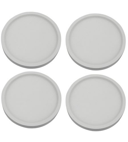 R51030sdk-4pk 5 In. Signature 10w 3000k Integrated Led Recessed Slim Disk Light With 600 Lumen, White - Pack Of 4