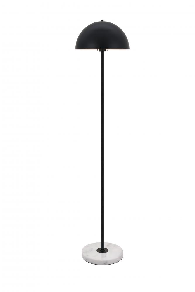 Ld4027f14bk Forte 1 Light Black Floor Lamp