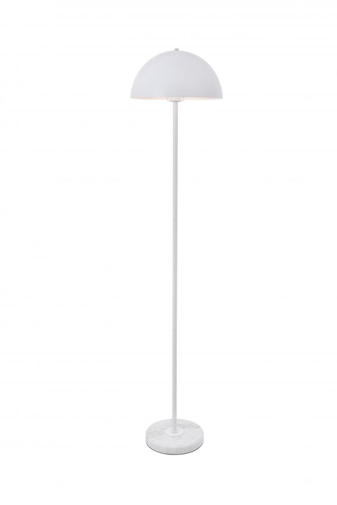Ld4027f14wh Forte 1 Light White Floor Lamp
