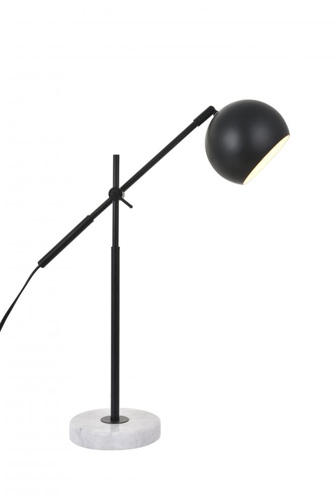 Ld4069t20bk Aperture 1 Light Black Table Lamp