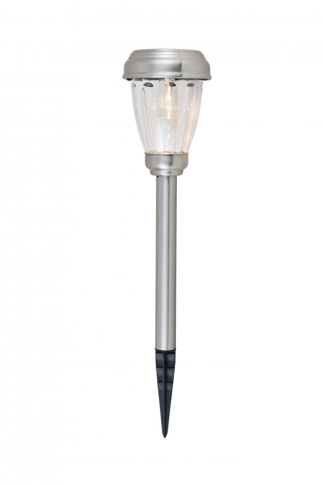 Ldod3003-6pk Outdoor Silver Led 3000k Pathway Light - Pack Of 6