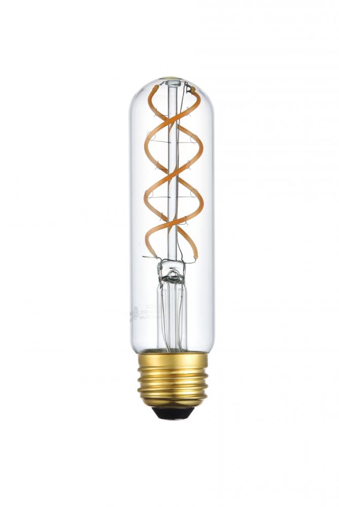 T10led103-6pk 2200k Led Decorative Helix Vertical Nostaligic Filament 6 Watts 330 Lumens T10 Light Bulb - Pack Of 6