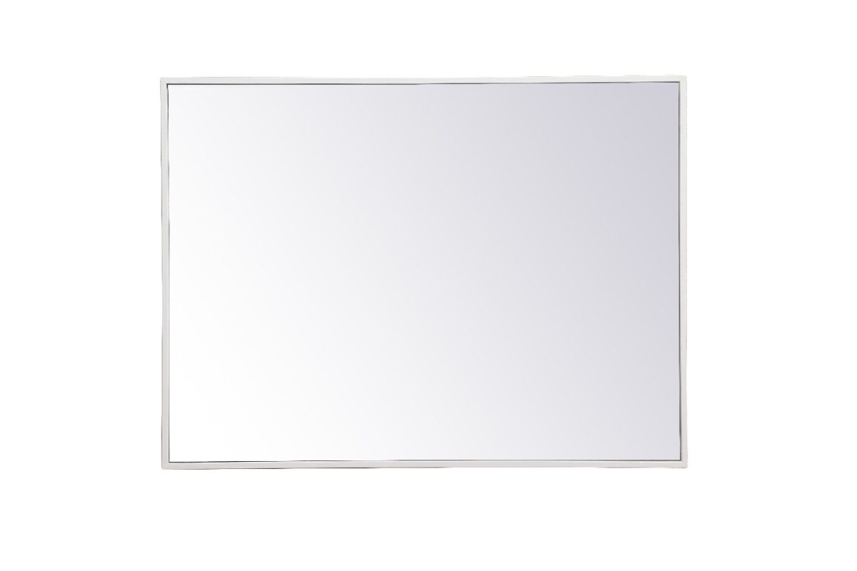 Mr4071wh 24 X 32 In. Metal Frame Rectangle Mirror, White