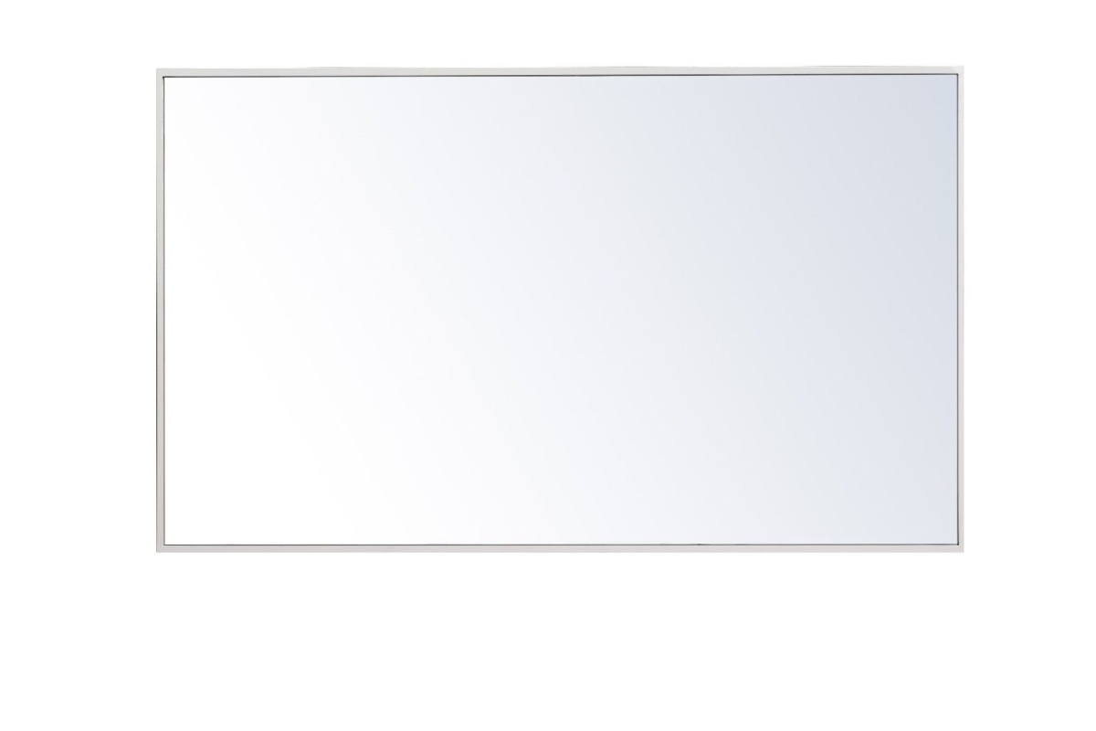 Mr4074wh 24 X 40 In. Metal Frame Rectangle Mirror, White