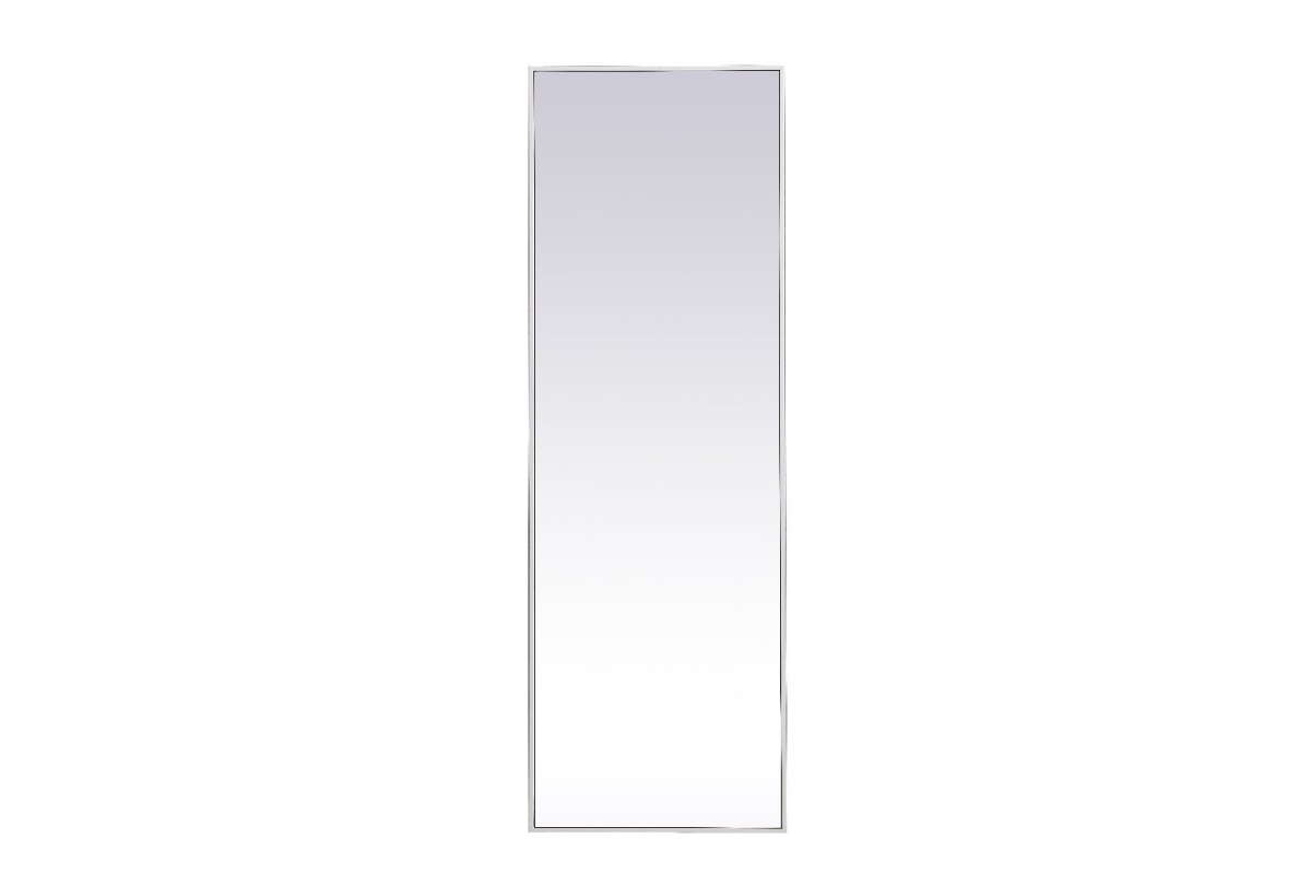 Mr42060wh 20 X 60 In. Metal Frame Rectangle Mirror, White