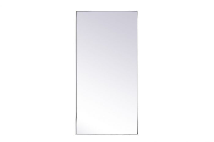 Mr43060wh 30 X 60 In. Metal Frame Rectangle Mirror, White