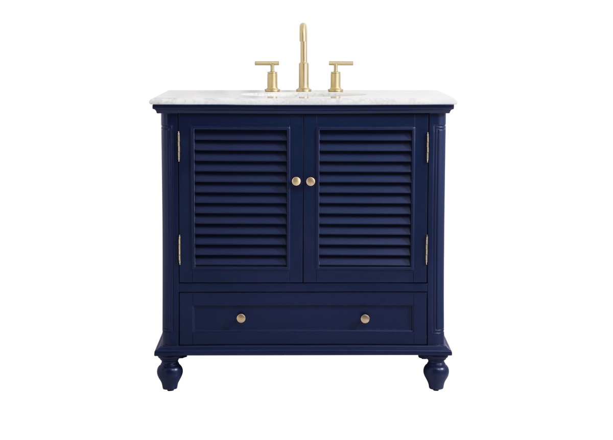 UPC 842814187856 product image for Elegant Lighting VF30536BL 36 in. Single Bathroom Vanity, Blue | upcitemdb.com
